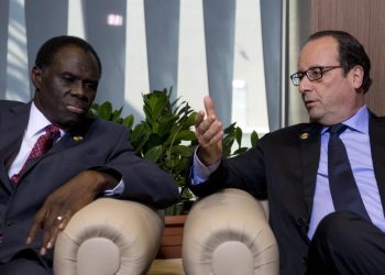 Burkina Faso : Visite du président de transition Michel Kafando en France