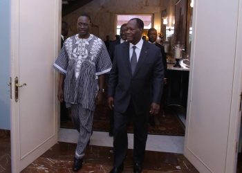 Zida en compagnie de Ouattara