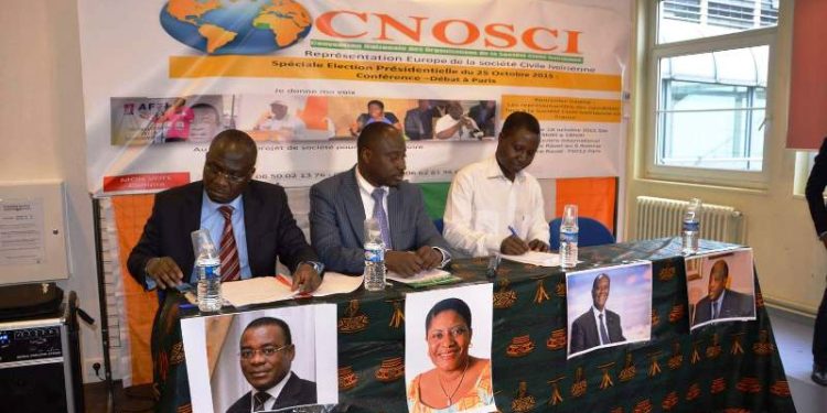 Présidentielle : Les représentants des candidats face à la Société civile ivoirienne en France