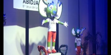 8é Jeux de la Francophonie: Présentation de la Mascotte «Faro l’éléphant» à Abidjan