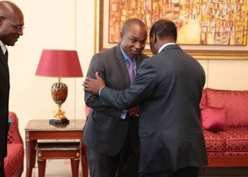 Visite Alpha Barry à Abidjan