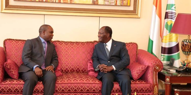 Alpha Barry reçu par Alassane Ouattara en audience
