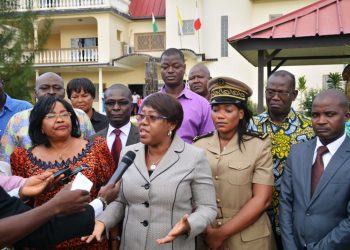 Traite des enfants : La Ministre Euphrasie visite les six enfants interceptés à la frontière ivoiro-Ghanéenne