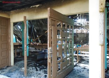 Yopougon : Ravagée par un incendie, ce qui reste de l’Eglise St Marc des Toits-Rouges