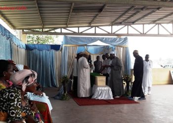 Décès de Adama Sankara : Trazéré Célestine et Alexandre Lebel à la levée de corps à HMA