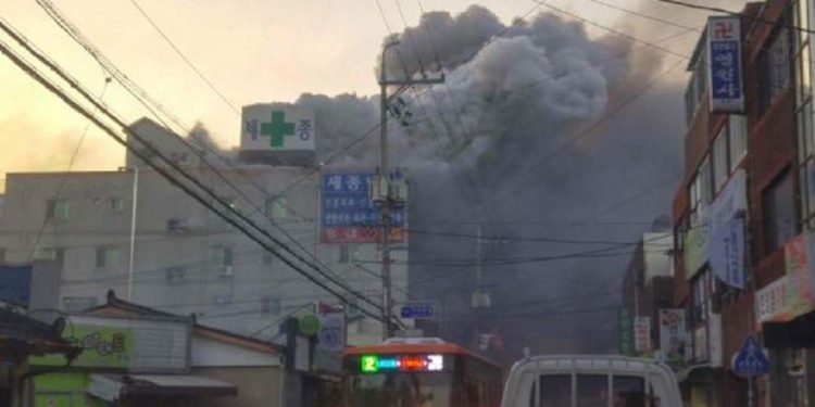 Corée du sud : Plus de 40 morts dans l’incendie d’un Hôpital