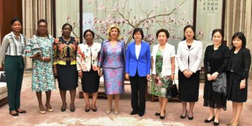Visite d’Etat en Chine : Mme Ouattara a échangé avec la Fédération des femmes Chinoises