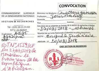 Côte d’Ivoire : Un journaliste sportif convoqué à la brigade de recherches