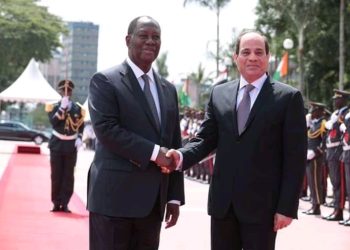 Coopération:Abdel Fatah Al Sisi et Ouattara signent 3 accords
