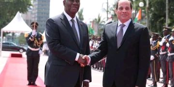 Coopération:Abdel Fatah Al Sisi et Ouattara signent 3 accords