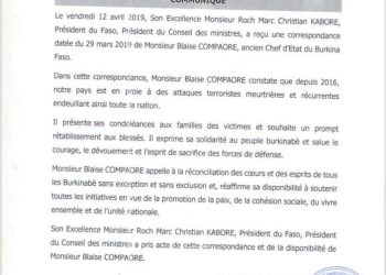 Affaire correspondance de Ouattara à Roch qui devient celle de Compaoré» : Y’a-t-il eu mensonge d’Etat?