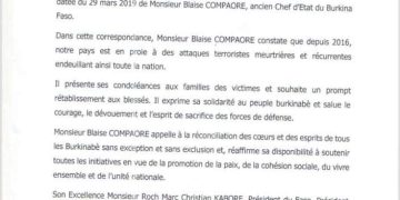 Affaire correspondance de Ouattara à Roch qui devient celle de Compaoré» : Y’a-t-il eu mensonge d’Etat?