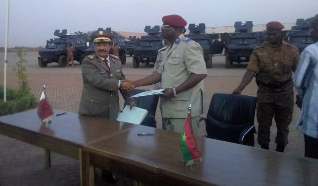 Lutte contre le terrorisme: Le Qatar offre 24 véhicules blindés au Burkina