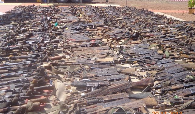Journée de la destruction des armes légères : 640 millions d’armes en circulation dans le monde