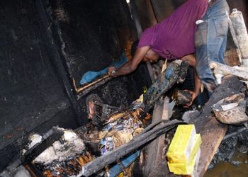 Yopougon/Incendie : Plusieurs magasins partent en fumée