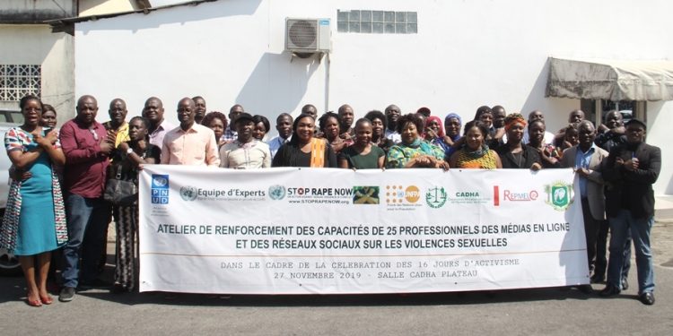 Violences sexuelles sur les femmes: Journalistes et blogueurs sensibilisés sur le traitement de l’information sur les VBG