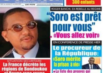 Côte d&rsquo;Ivoire: L&rsquo;affaire Soro en vedette à la Une de la presse ivoirienne