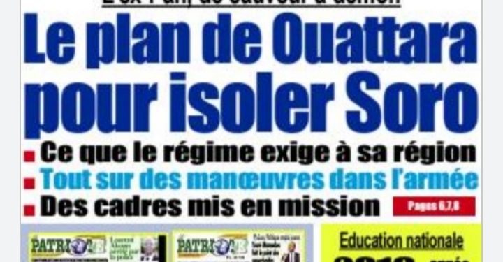 Cote d&rsquo;Ivoire: Blé Goudé retrouve Soro Guillaume à la Une des journaux ivoiriens