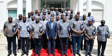 Côte d’Ivoire: 35 officiers supérieurs de la gendarmerie chez Gon Coulibaly
