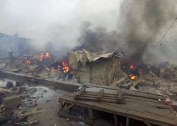 Bouaké: Pour la 2è fois, en 5 mois, le marché de bois ravagé par un incendie