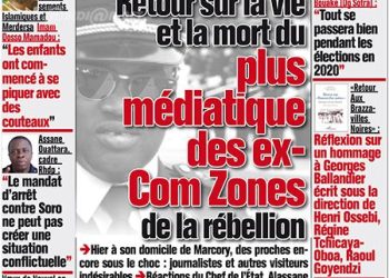 Côte d&rsquo;Ivoire: Nécrologie et politique se côtoient à la Une des journaux ivoiriens