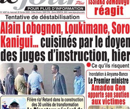 Revue de presse: Les détenus pro-Soro à la Une des journaux ivoiriens