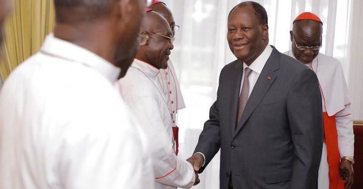 Ouattara et les Evêques ont parlé de réconciliation nationale