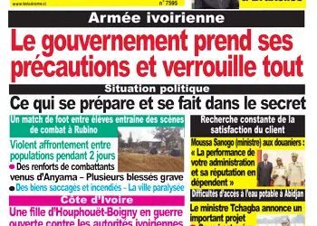 Côte d&rsquo;Ivoire: Un menu diversifié à la Une des journaux ivoiriens