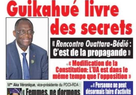 Revue de presse: Les sujets politiques dominent la Une des journaux ivoiriens