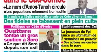 Revue de presse: Les sujets politiques dominent la Une des journaux ivoiriens