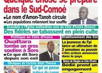 Revue de presse: Les sujets politiques dominent la Une des journaux ivoiriens