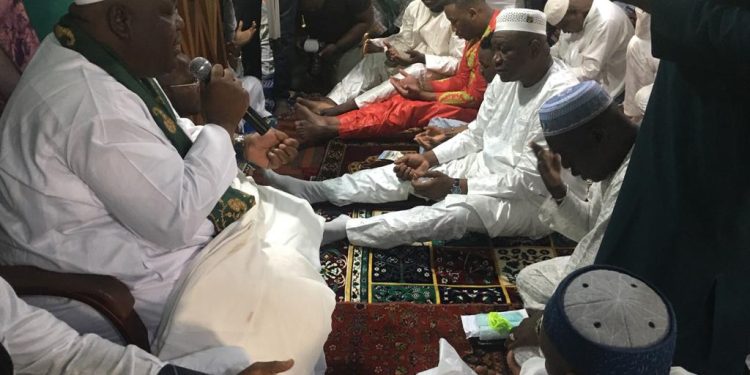 Abobo : Hamed Bakayoko a prié ce vendredi à la mosquée Zaoui du Cheick Abdoul Aziz Sarba