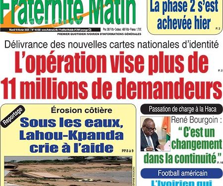 Côte d’Ivoire : Politique et coopération se côtoient à la Une des journaux