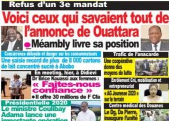 Revue de presse: Ouattara monopolise la Une des journaux ivoiriens