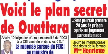 Côte d’Ivoire : La non-candidature de Ouattara occupe toujours la Une des journaux