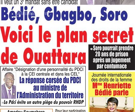 Côte d’Ivoire : La non-candidature de Ouattara occupe toujours la Une des journaux