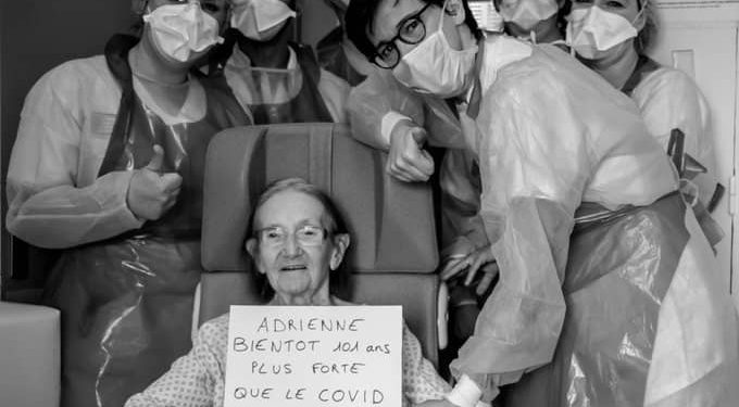 France : A 100 ans, elle a vaincu le Covid-19 à Lyon  