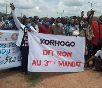 3é mandat de Ouattara : Des manifestations de protestation ce dimanche à Korhogo