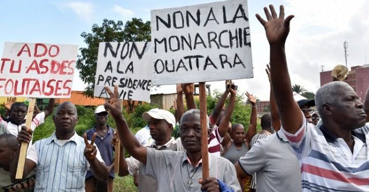 Côte d&rsquo;Ivoire: Au moins 3 morts dans les manifestations et plus de 50 interpellations