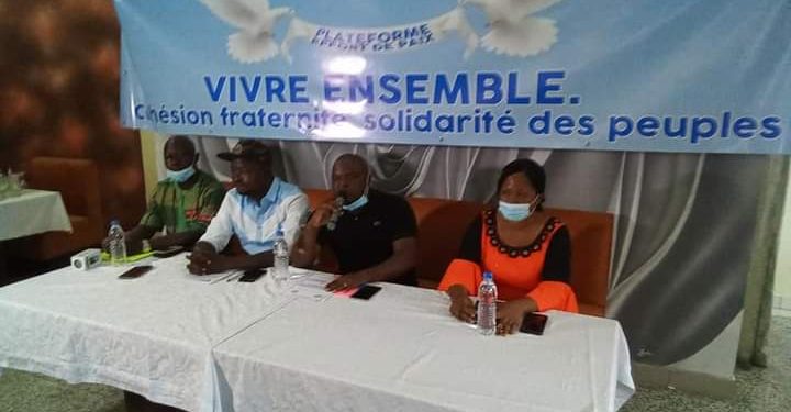 Cohésion sociale: La Plateforme Effort de Paix attendue à Samo le samedi 19 septembre 2020