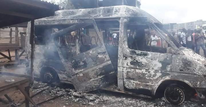 Désobéissance civile : Des véhicules incendiés ce mardi à Yopougon