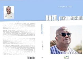 Littérature: Dr Seydou Zagré présente ce samedi, « Roch l&rsquo;insubmersible »