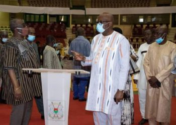 Burkina : Avant son investiture ce 28 décembre, Roch Kaboré inspecte le site