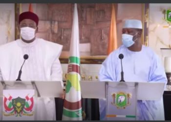 En visite de travail à Abidjan: Mahamadou Issoufou fait ses adieux à Alassane Ouattara