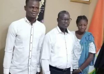 Consulat de Soubré: Une délégation de l&rsquo;ABEGECI chez Hervé Bazié