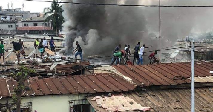 Koumassi: Un incendie déclaré dans une cour au sous- quartier Boston 