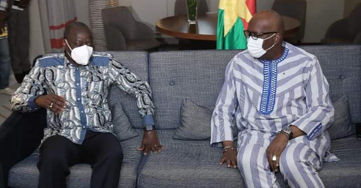 IDA-20: Roch Kaboré échange à Abidjan avec Ousmane Diagana