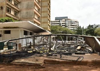 Covid-19 : Le centre de dépistage du Plateau parti en fumée