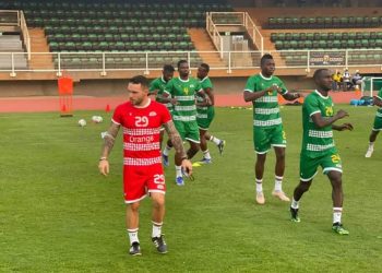 CAN 2022 : Première séance d’entraînement des Étalons à Yaoundé