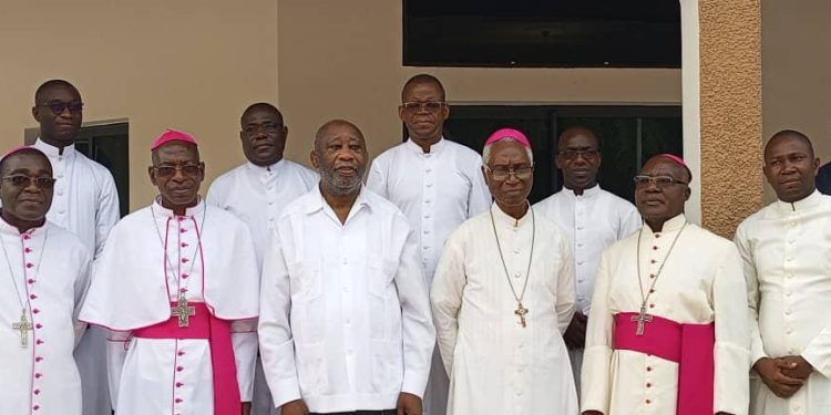 Gagnoa: Une délégation des évêques catholiques chez Gbagbo